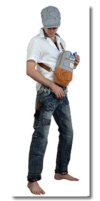 мужские джинсы Mad Life  с двойным ремнем и металлическим декором, Япония